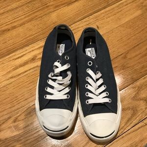Converse Jack Purcell navy shoes worn once